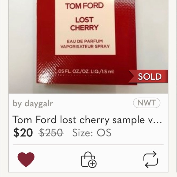 🍒 Tom Ford ‘Lost Cherry’ Sample 🍒 - Picture 7 of 8
